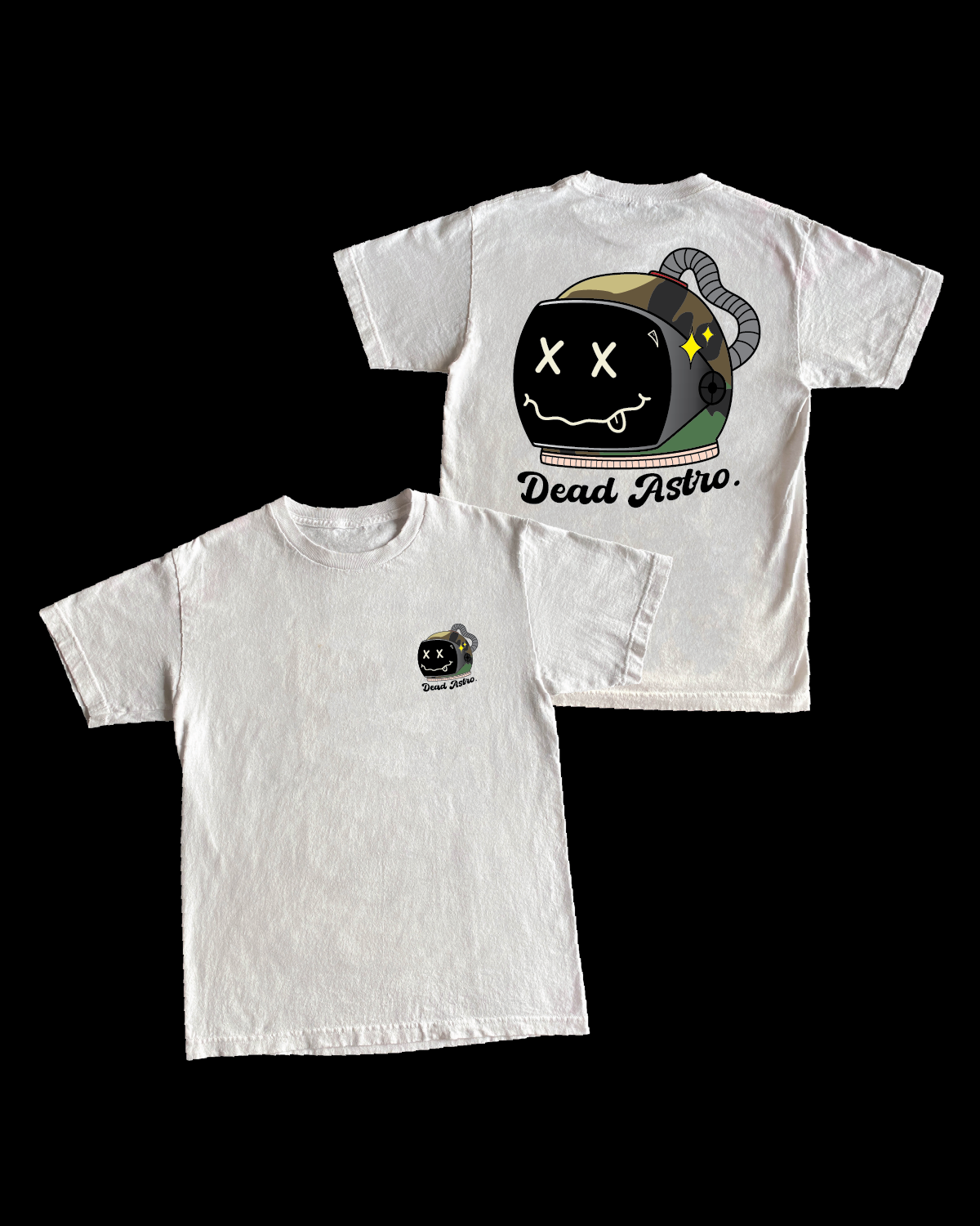 Dead Astro M81 Woodland OG Helmet Tee - GOD'S PLAID